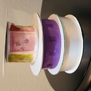 3 Rolls Spring Kirkland Wire-edged Ribbon 1-1/2" x 106 yards approx total